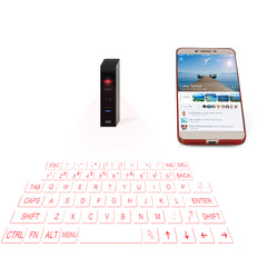 Virtual Laser Keyboard Projection for Smart Phones